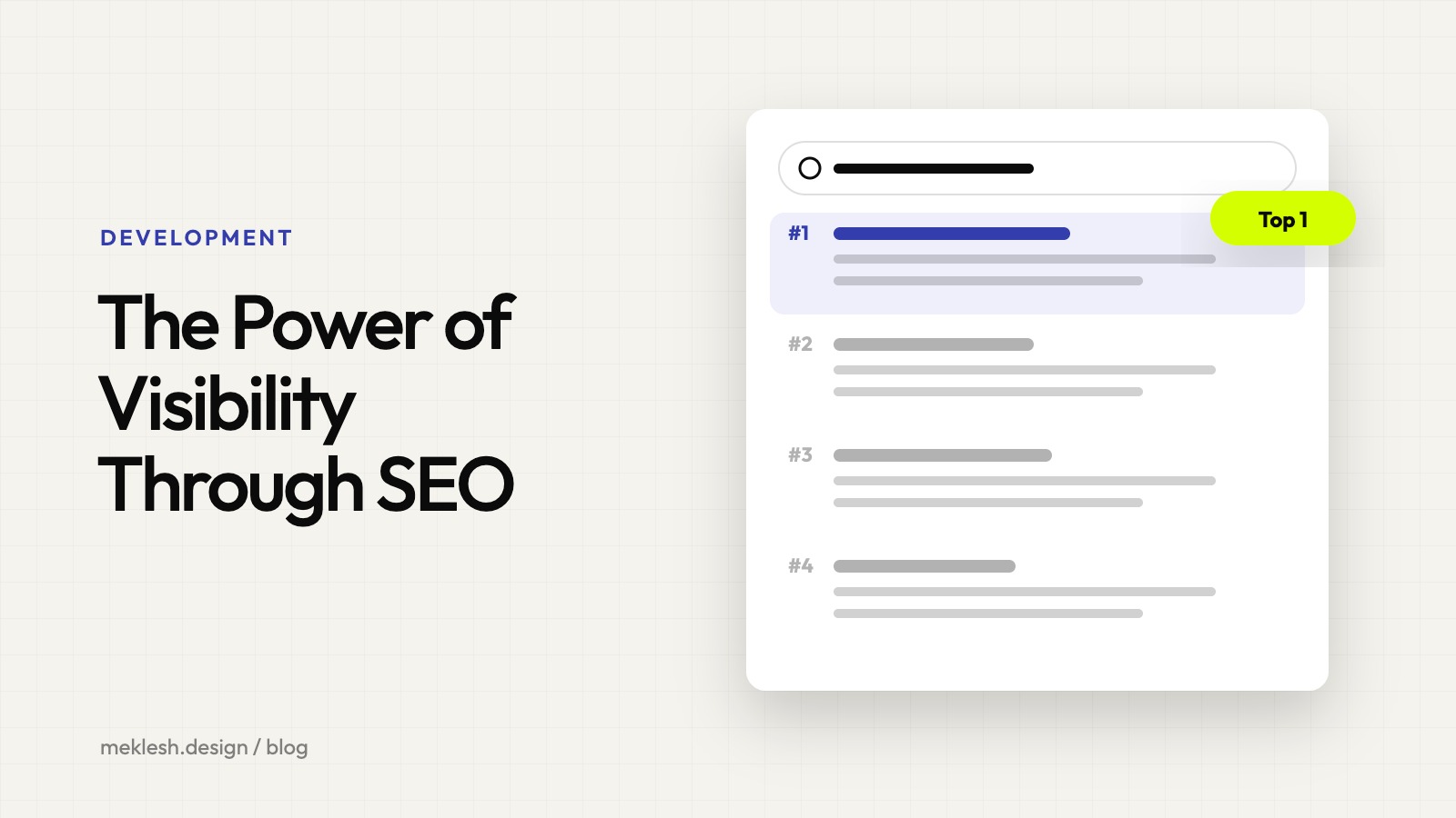 Kraften i synlighet genom SEO