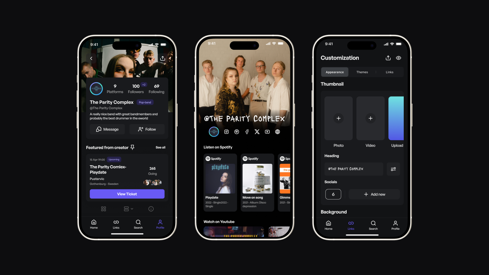 !site — Mobile MVP Design