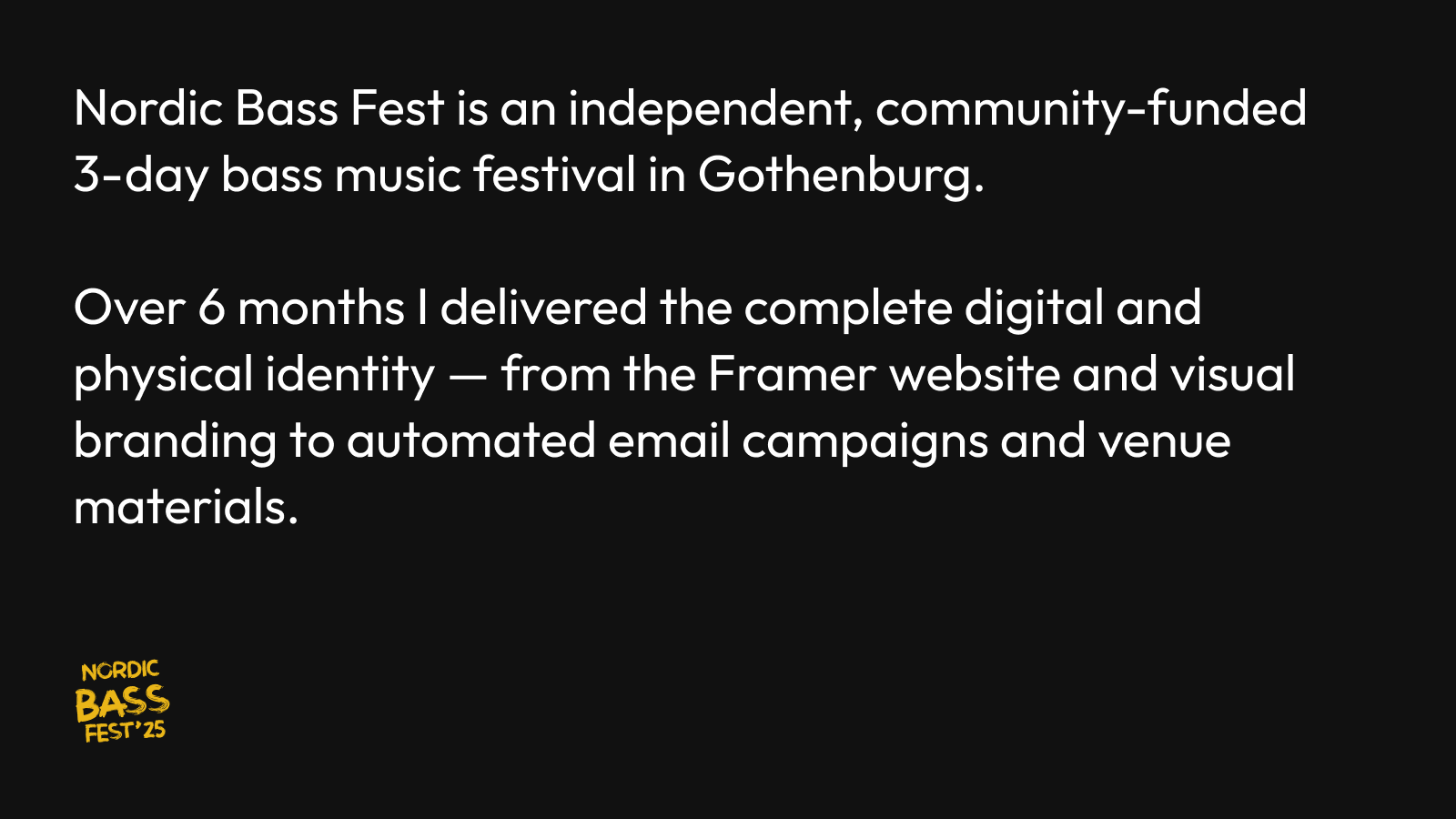 Nordic Bass Fest — 2